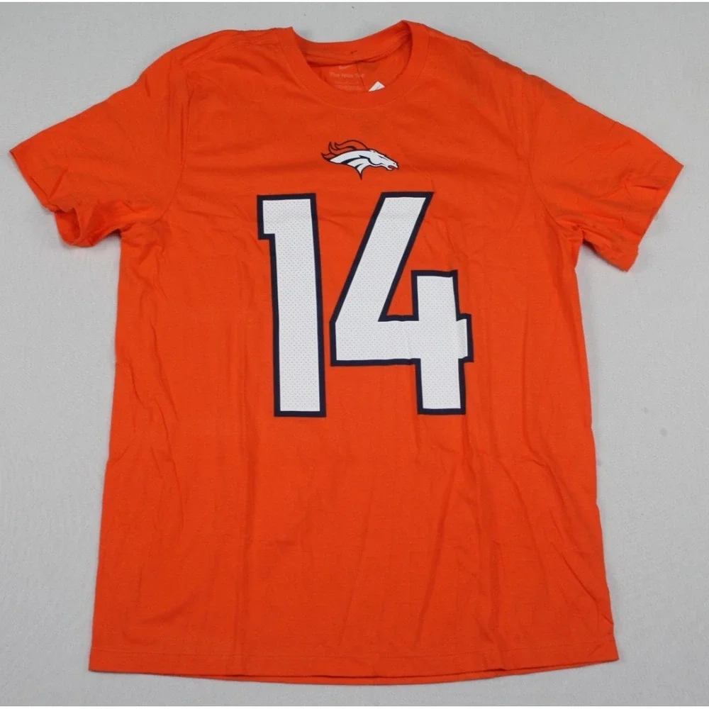 Denver Broncos Nike Men Orange Shirt Sutton 15 Nike Tee NFL Size Large